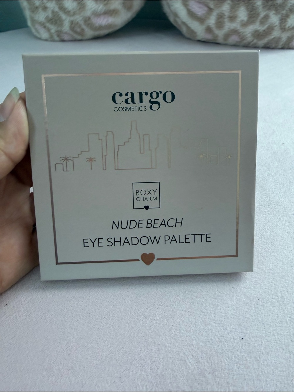 Cargo Nude Beach Eyeshadow Palette - Nude, Beige, Rose Gold Accents